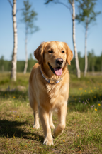 Pâquerette Waterproof Dog Collar - lifestyle shot