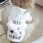 Load image into Gallery viewer, &quot;Dog Loves Sleep&quot; Bathrobe - Poshful Pups
