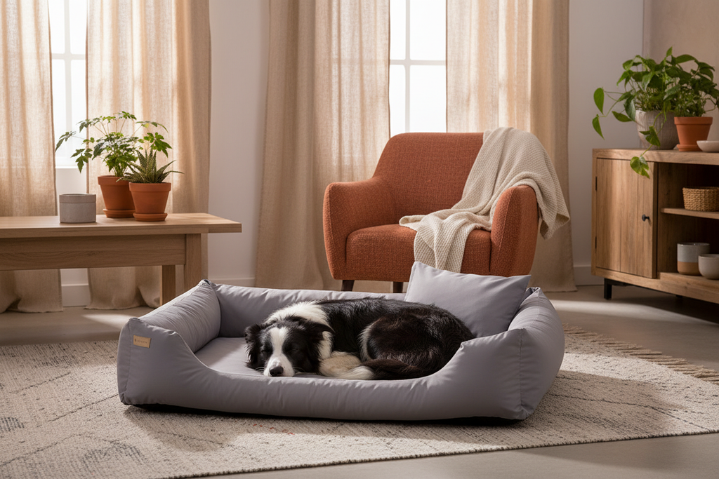 Stone — European interior, border collie