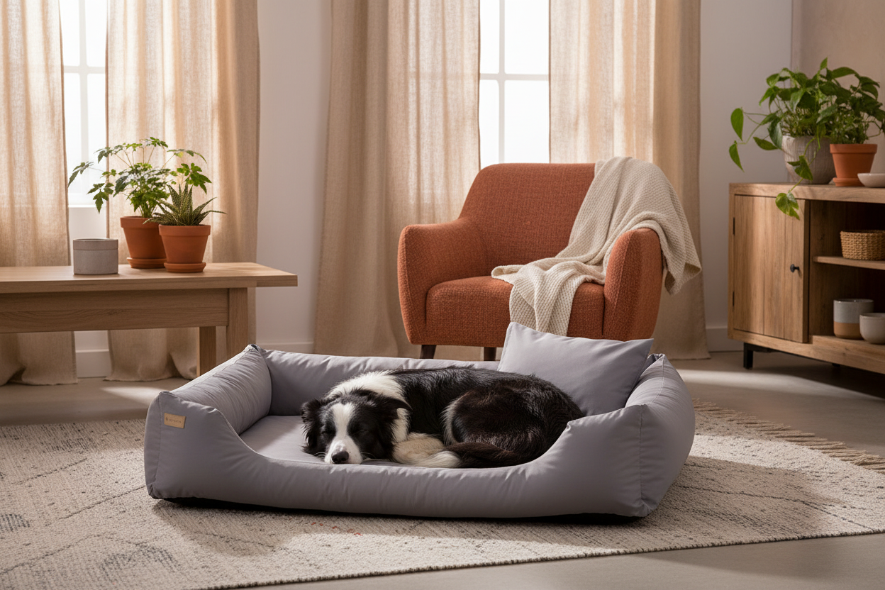 Stone — European interior, border collie