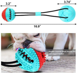 Treat Dispensing Suction Cup Toy - Poshful Pups