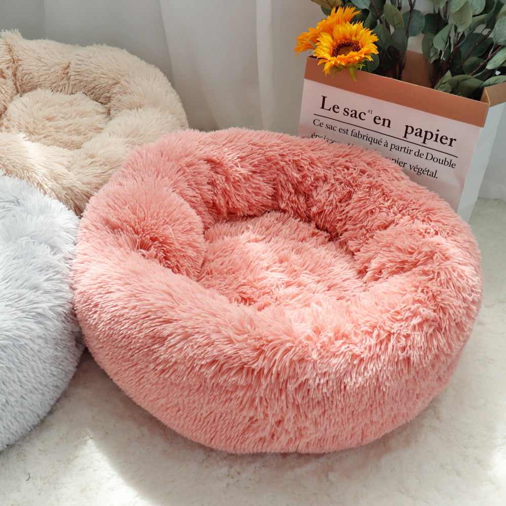 Calming Donut Cuddler Colorful Collection - Poshful Pups